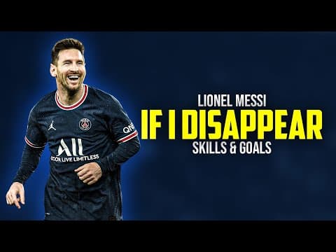 Lionel Messi ● If I Disappear - Tobu (ft. Tom Mårtensson) | Skills and Goals 21/22